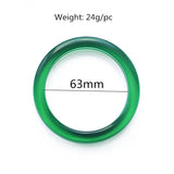 Multicolor Acrylic Resin Bangle Bracelet for Women