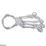 Skull Fingers Metal Skeleton Hand Bracelet With Ring for Women