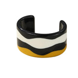 Colorful Resin Cuff Bracelets Wide Bangles for Women