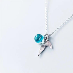Mermaid Tear Fishtail Silver Bracelet