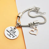 Giul Amazing Things Bangle for Women Titanium Love Heart Bracelet