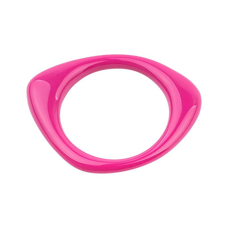 Resin Cuff Bracelets Bangles Irregular Acrylic Indian Bangle Charm Jewelry