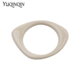 Resin Cuff Bracelets Bangles Irregular Acrylic Indian Bangle Charm Jewelry