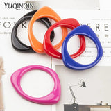 Resin Cuff Bracelets Bangles Irregular Acrylic Indian Bangle Charm Jewelry