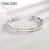 Women's Silver Bracelet Bamboo Knot Classic Opening Temperament Jewelry