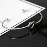 Foxanry Silver Heart Bangles Party Jewelry Birthday