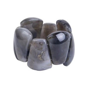 Vintage Resin Cuff Charm Bracelet for Women