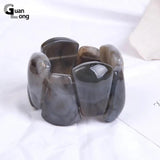 Vintage Resin Cuff Charm Bracelet for Women