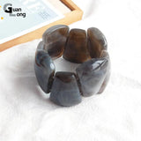 Vintage Resin Cuff Charm Bracelet for Women