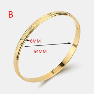 1pcs Dubai Bracelets Jewelry Ethiopian Bangles Women Africa Arab Wedding Gift
