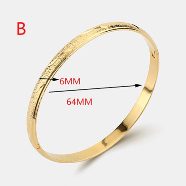 1pcs Dubai Bracelets Jewelry Ethiopian Bangles Women Africa Arab Wedding Gift