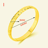 1pcs Dubai Bracelets Jewelry Ethiopian Bangles Women Africa Arab Wedding Gift