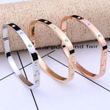 Silver Plated Fine Crystal Cuff Bangles Bracelets for Women