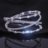 Crystal Bracelet & Bangles Charm Pearl Cuff Wedding Jewelry