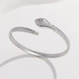 316L Stainless Steel Snake Cuff Bracelet For Women Girl