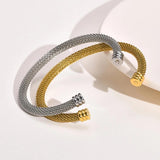 Women's Titanium Steel Charm Mesh Bracelets