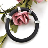 Rubber Bracelet Women Charm Bangle Strange Punk Jewelry Elasticity Chain