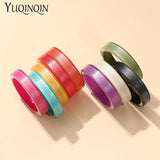 Irregular Acrylic Bangles Bracelets Vintage Women Indian Jewelry