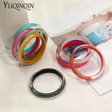 Irregular Acrylic Bangles Bracelets Vintage Women Indian Jewelry