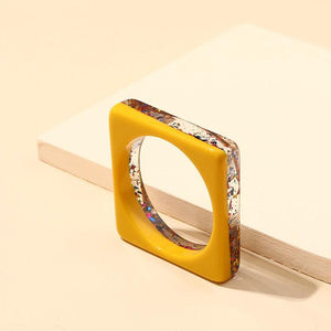 Indian Geometric Resin Bracelet for Women Vintage Charms Jewelry