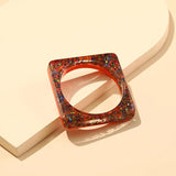 Indian Geometric Resin Bracelet for Women Vintage Charms Jewelry