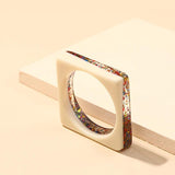Indian Geometric Resin Bracelet for Women Vintage Charms Jewelry