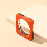 Indian Geometric Resin Bracelet for Women Vintage Charms Jewelry