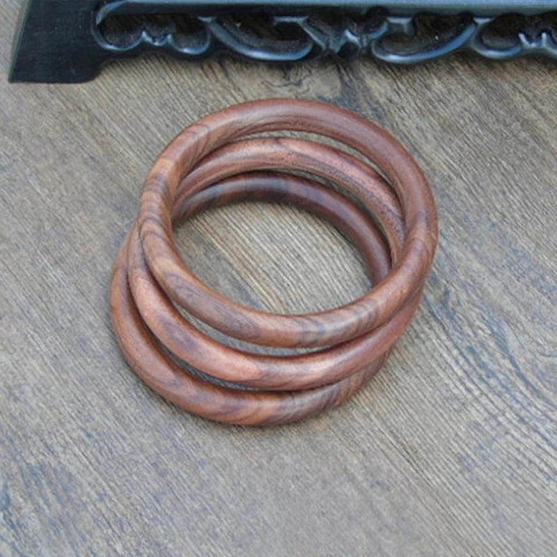 Vintage Wooden Ebony Bracelet Retro Chinese Style Jewelry Gift