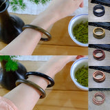 Vintage Wooden Ebony Bracelet Retro Chinese Style Jewelry Gift