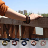 Vintage Wooden Ebony Bracelet Retro Chinese Style Jewelry Gift