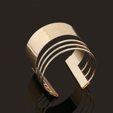 Wide Open Cuff Bracelets & Bangles Silver Alloy Male Female Bangle Jewelry