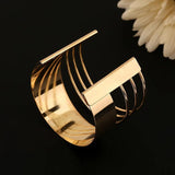 Wide Open Cuff Bracelets & Bangles Silver Alloy Male Female Bangle Jewelry
