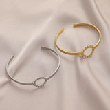 Vintage Adjustable Cuff Bracelet Women's Sun Flower Bangle
