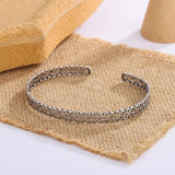Ethnic Retro Hollow Out Auspicious Cloud Bangle