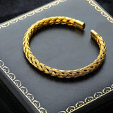 Stainless Steel Braided Bracelet Men's Jewelry Gift