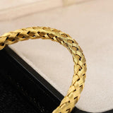 Stainless Steel Braided Bracelet Men's Jewelry Gift
