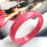 Acrylic Resin Pattern Bangle for Women Girls Multicolor Clear Brown Bracelet