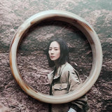 Acrylic Resin Pattern Bangle for Women Girls Multicolor Clear Brown Bracelet