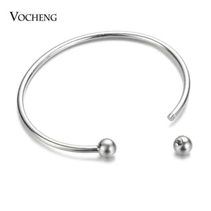 Wire Expandable Bangle Stainless Steel Adjustable Charm Bangles SL-021