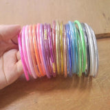 Buddhist Lucky Charm Glitter Bracelet Silicone Bangle Gift