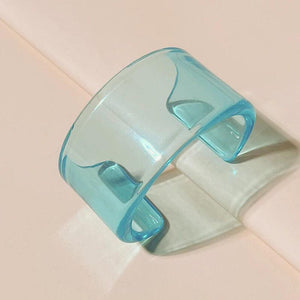 Geometric Wide Bangle Bracelet for Women Retro Style