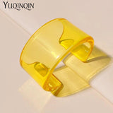Geometric Wide Bangle Bracelet for Women Retro Style