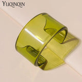Geometric Wide Bangle Bracelet for Women Retro Style