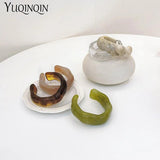 Colorful Acrylic Resin Wide Bangles for Women Indian Jewellery Cuff Bracelet