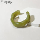 Colorful Acrylic Resin Wide Bangles for Women Indian Jewellery Cuff Bracelet