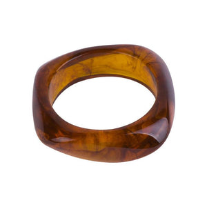 Colorful Resin Cuff Bracelet Bangles Acrylic Geometric Charms Jewelry