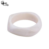 Colorful Resin Cuff Bracelet Bangles Acrylic Geometric Charms Jewelry