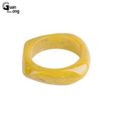 Colorful Resin Cuff Bracelet Bangles Acrylic Geometric Charms Jewelry