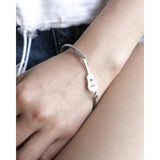 Love Guitar Bangles Bracelets Stainless Steel Jewelry Gift