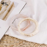 Resin Cuff Bracelets Bangles Geometric Acrylic Female Charm Party Jewelry